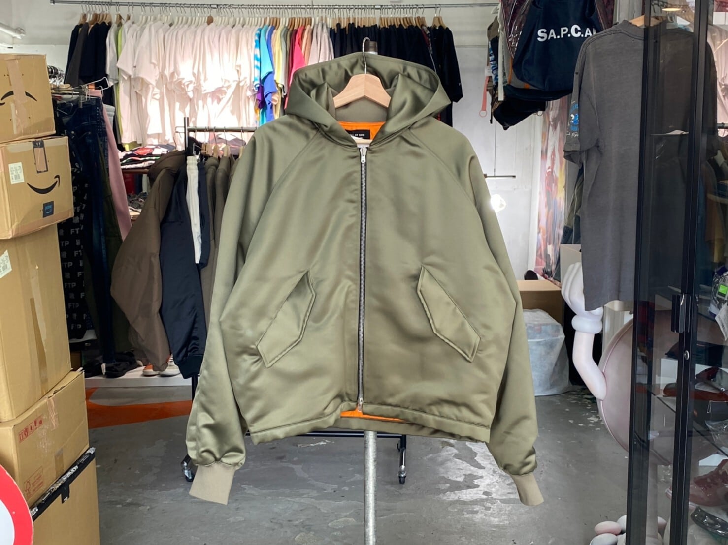 Fear Of God 5th Satin Hooded Bomber