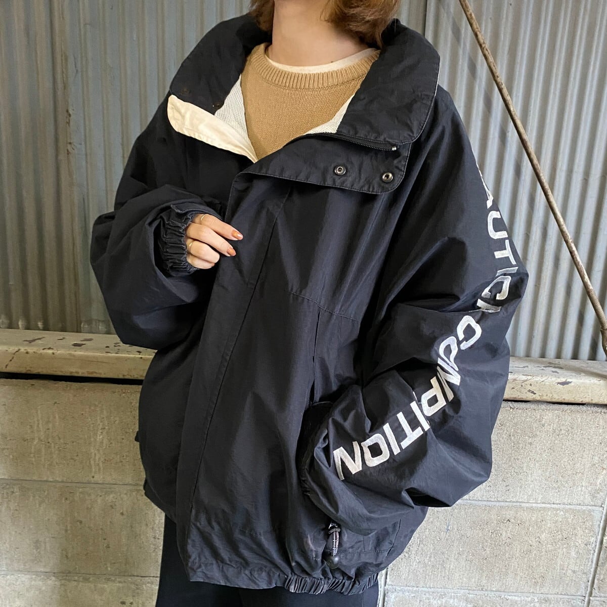 vintage nautica ナイロンジャケット/2XL オーバーサイズ-eastgate.mk