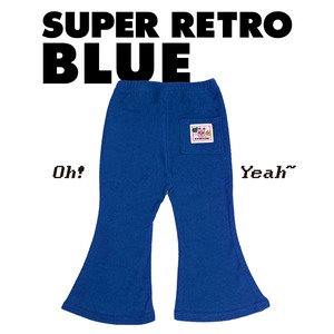 [受注] SUPER RETRO. Flare Pants / BLUE