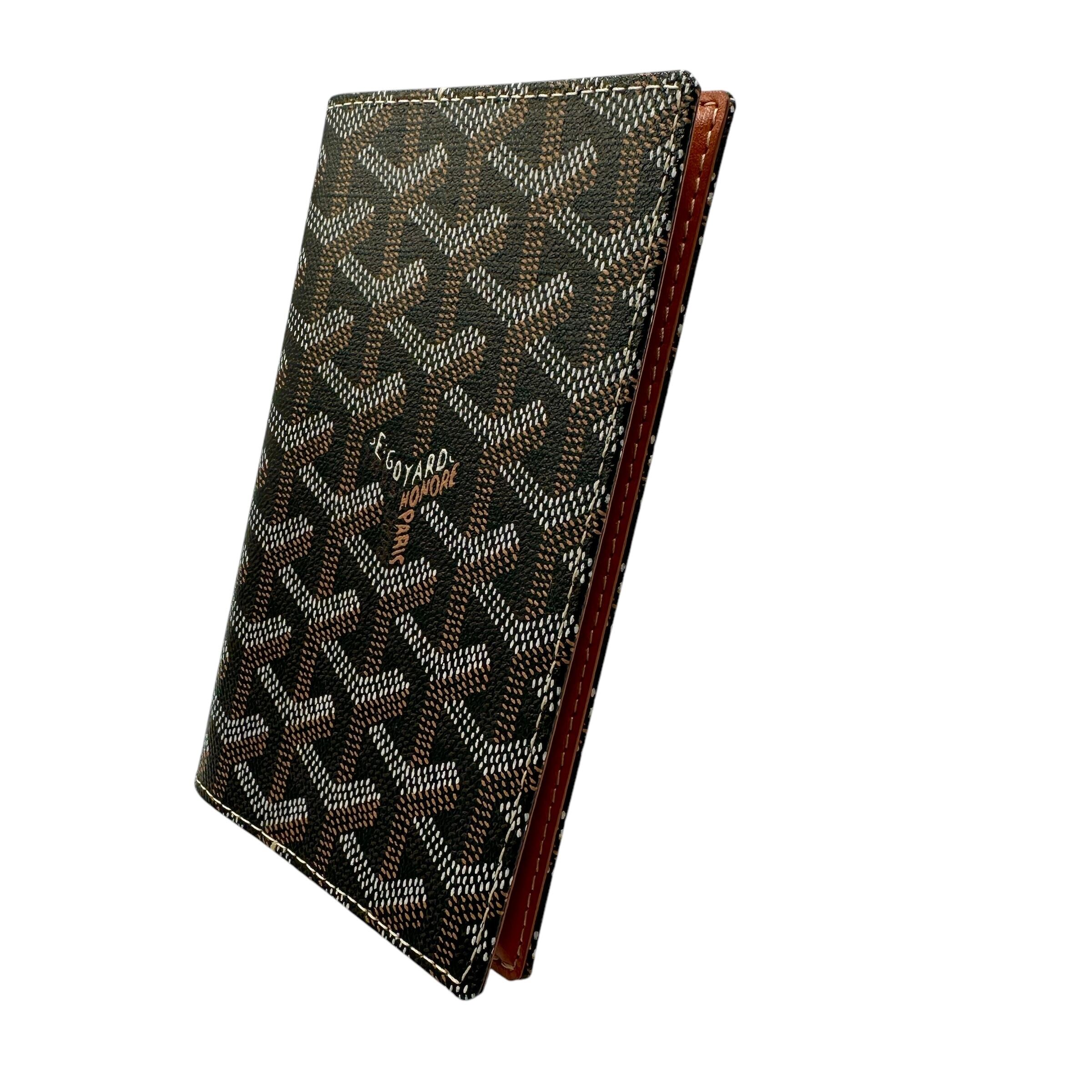 【新品】ゴヤール グルネル パスポートケース ブラック＆ナチュラル 新品】ゴヤール グルネル パスポートケース ブラック