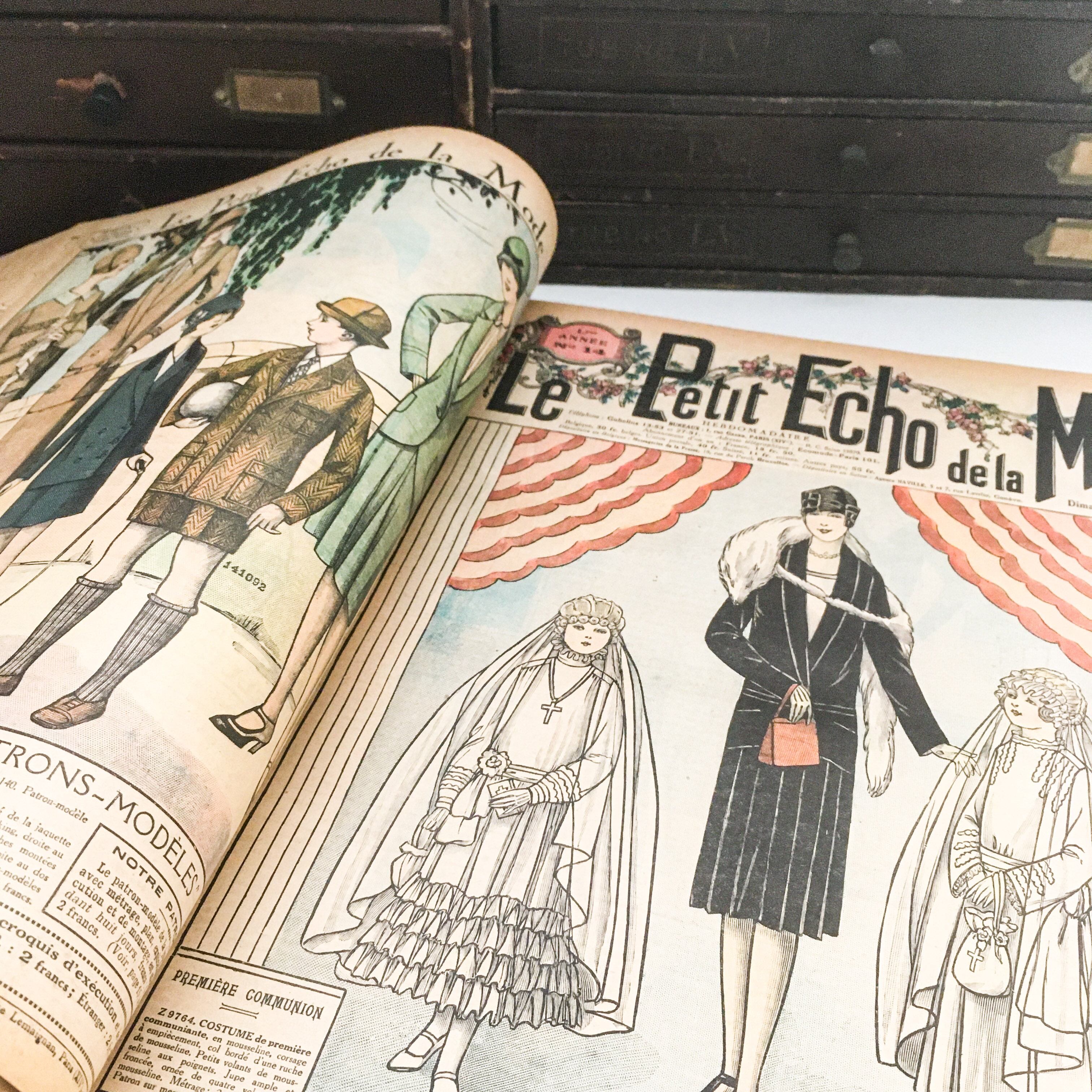 cLe petit echo de la mode ファッション雑誌 製本タイプ 年