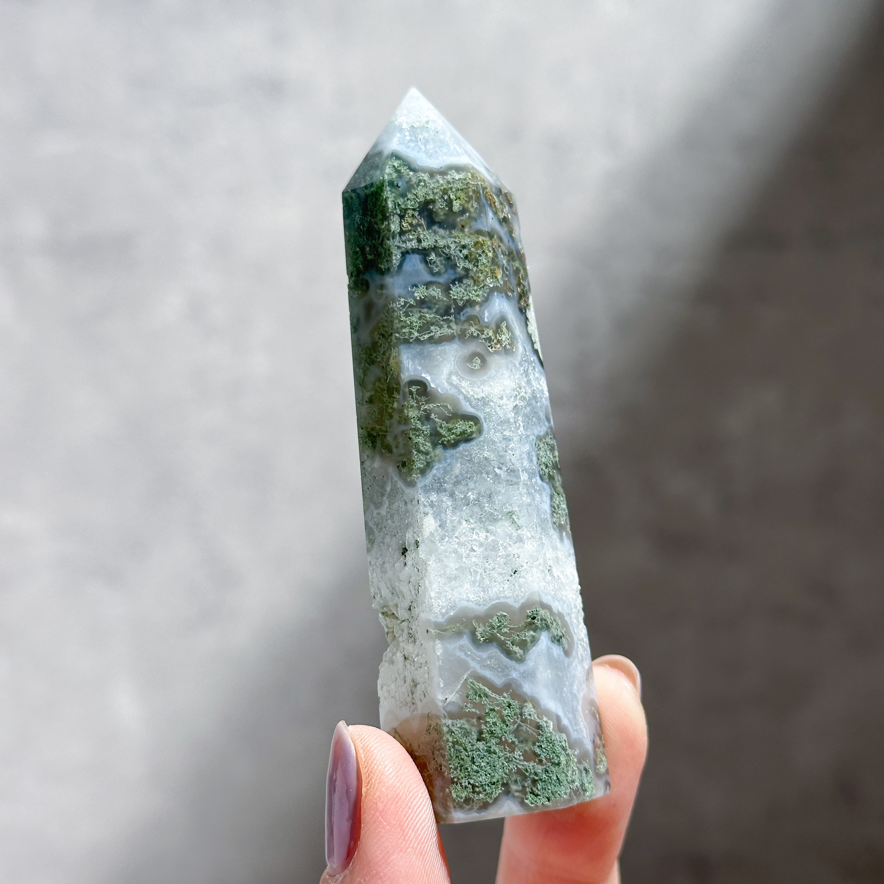 モスアゲート タワー モスアゲート タワー31◇ Moss Agate ◇天然石・鉱物