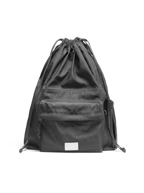 FENNEC] DRAWSTRING BACKPACK - GREY | もごつ