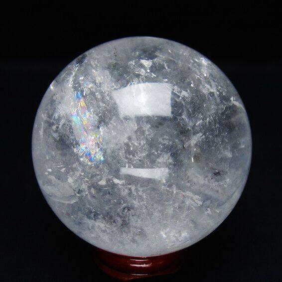 水晶 丸玉 72mm スフィア 置物 水晶玉 一点物 151-8917