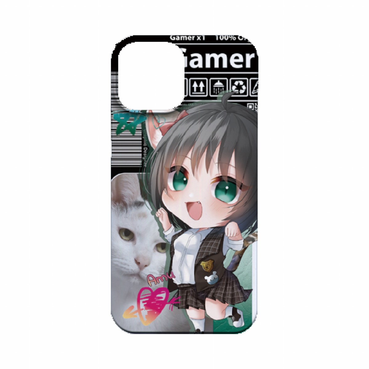 とび三毛猫 あむ」iphoneケース Iphone13mini用 | ニャニャキャス