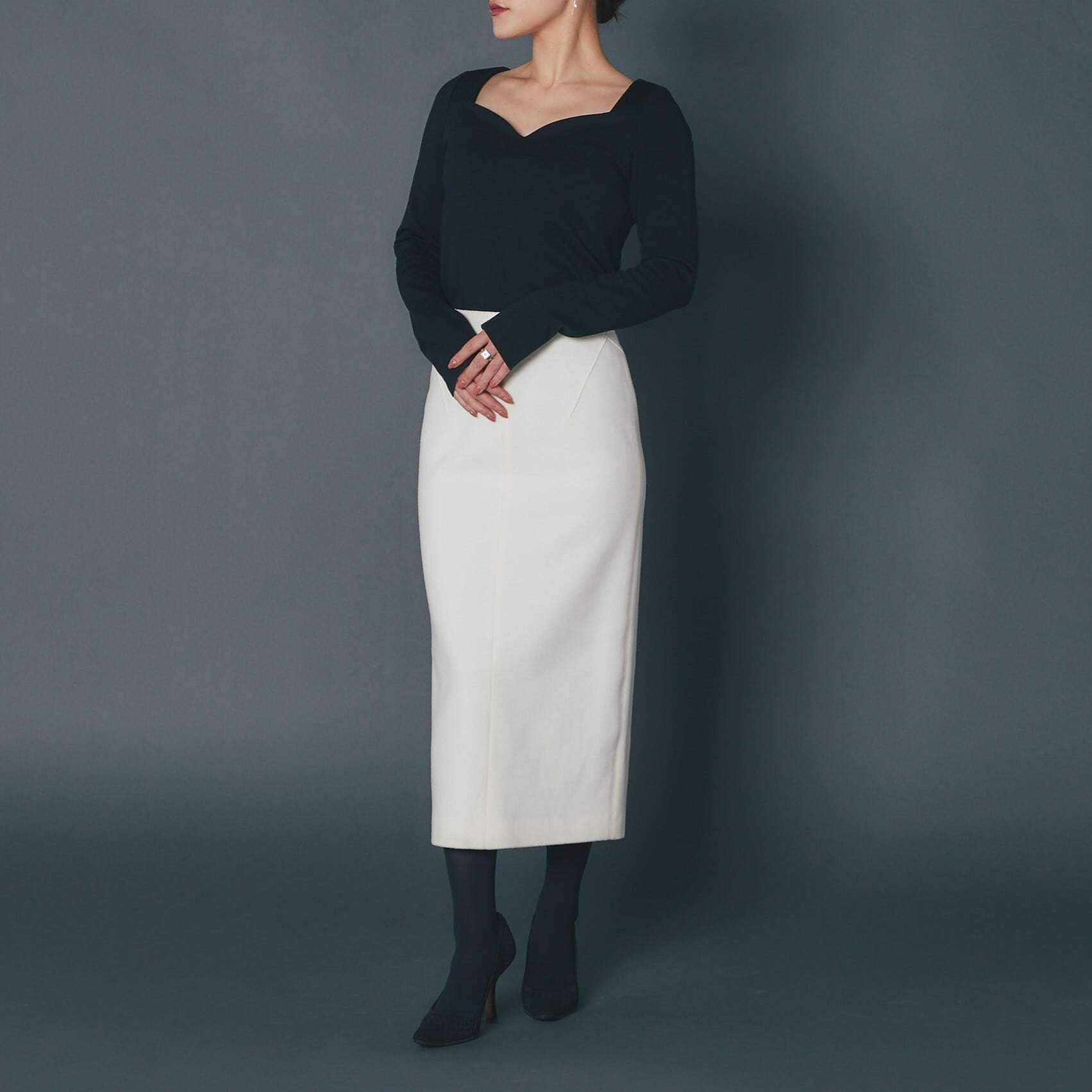 美品SATOKA open Heart size1 美品SATOKA open Heart size1 SATOKAサトカオープンハートカットソー0