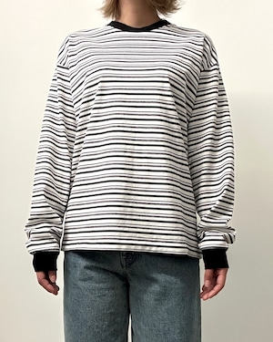 MY_ / MULTI BORDER L/S T-SHIRT