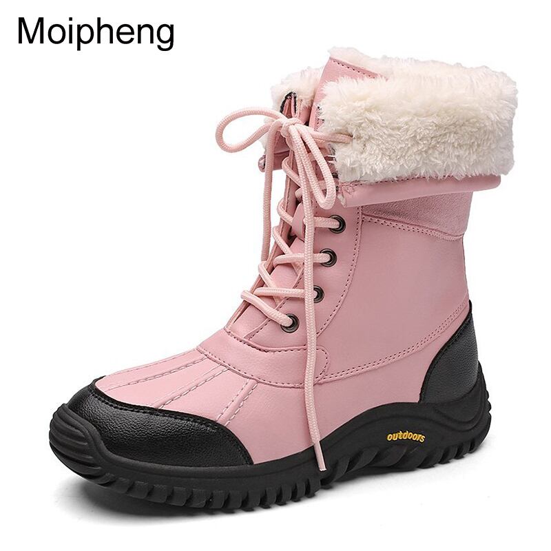 Moipheng 女性スノーブーツ 2022 女性の冬の靴防水女の子のミッドカーフブーツ靴暖かいぬいぐるみブーツレディースぬいぐるみサイズ 42  シューズ ウィンター 冬物 靴 0060462612977494 | BAE ON FLEEK　ファッション・インテリア・雑貨・ホビー powered 