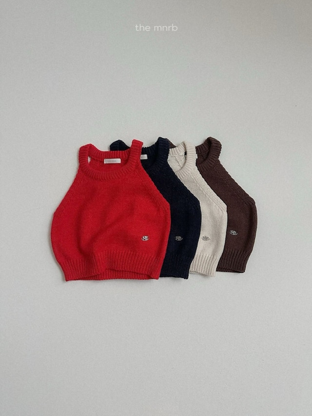 韓国子供服 / minirobe / 26Autumn / ホルターネックニット / 秋服 *S~XL*