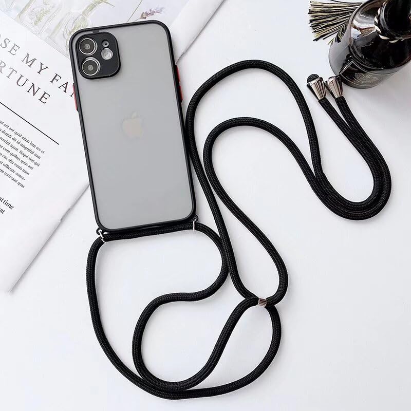 KONARO iPhone 17 用 ケース ショルダー スマホケース 肩掛け 斜めかけ 縄掛けケース ネックストラップ 長さ調整可能 取り外し可能 紛失防止 耐衝撃 すり傷防止 ワイヤレス充電対応 クラシック チャーム シリーズ(グリーン/iPhone 17)