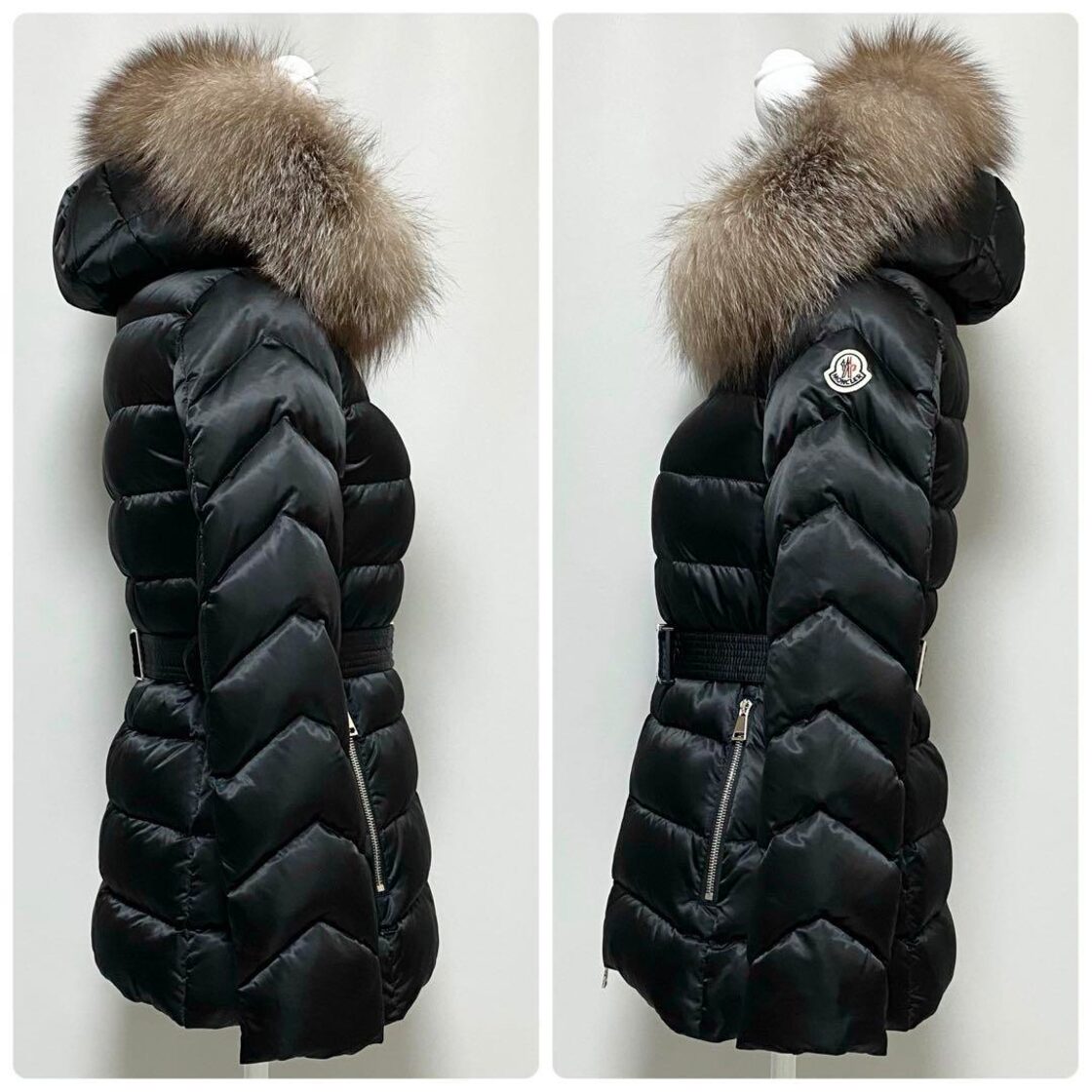 MONCLER / CUPIDONE ファーダウンジャケット 00 ブラック | Pay ID