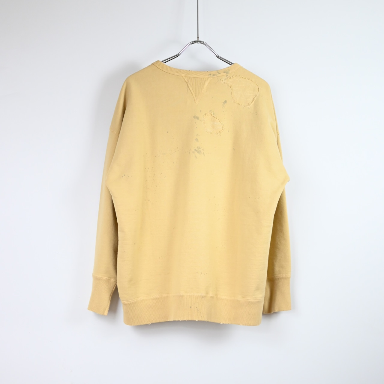 BOWWOW / REPAIRED FADED DOUBLE V SWEATSHIRT