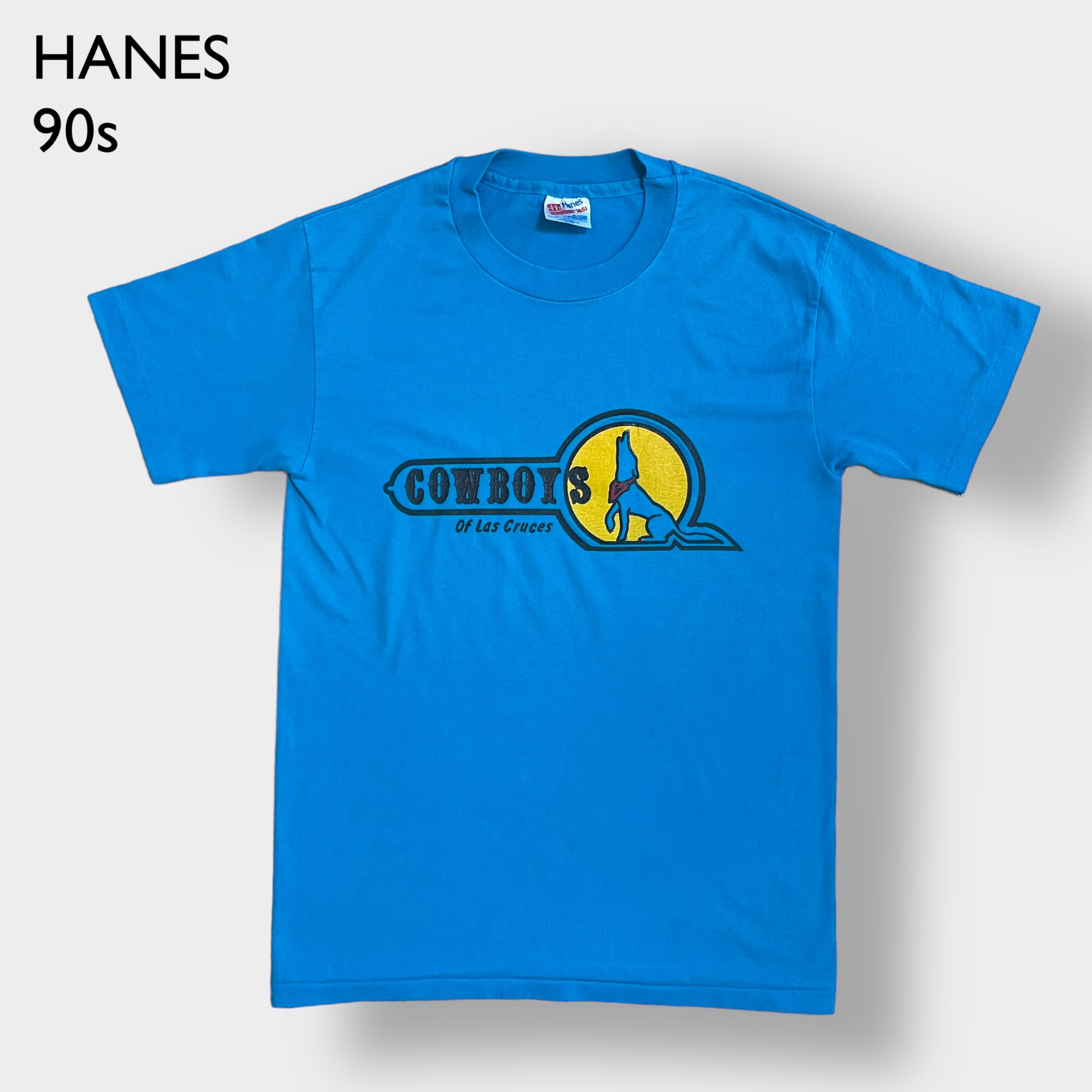 Hanes】90s USA製 ロゴ プリントTシャツ シングルステッチ COWBOYS M ...