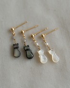 〈Donation〉Mew|小さなシェルの猫のピアス thumbnail 7
