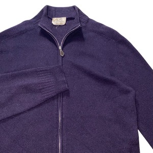 HERMES purple cashmere drivers knit