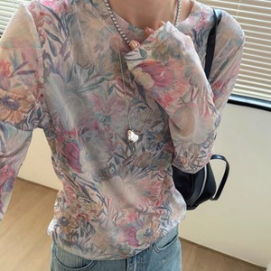 european flower blouse　2litr03336