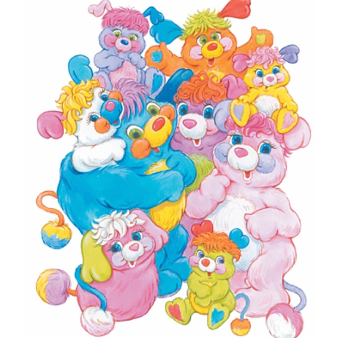 送料無料！ ★刺繍アイロンワッペン★【 Popples ( ポップルズ ) 】〚アメリカン雑貨 アメトイ〛