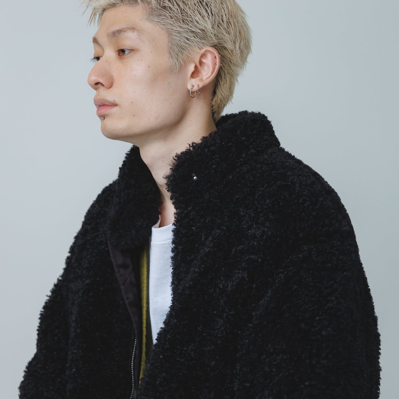 24A/W】AO-59 big boa blouson / black | akio