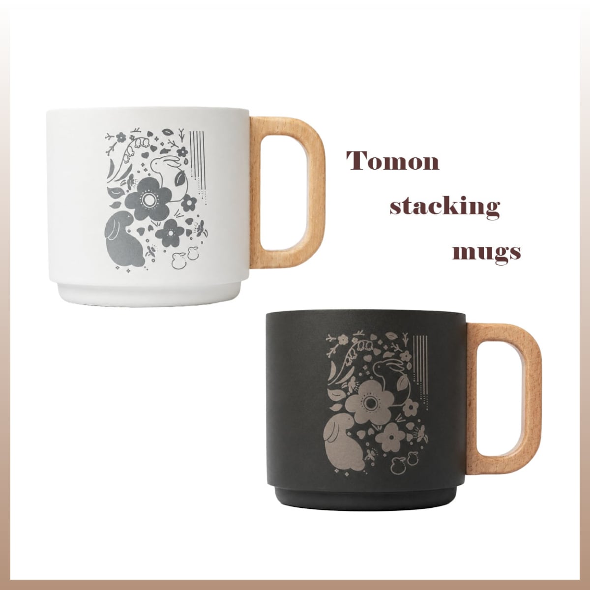 lagomorph:OD Tomon stacking mugs マグカップ うさぎ