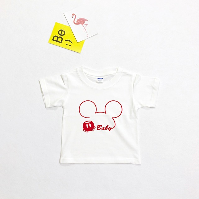 予約商品 お出かけも楽しくなる親子コーデtシャツ ディズニー 親子ペア お揃い ミッキーマウス 7分袖tシャツ 親子ペア ペアルック 親子 マッチング 家族 シャツ お出かけ 親子コーデ Lavoro