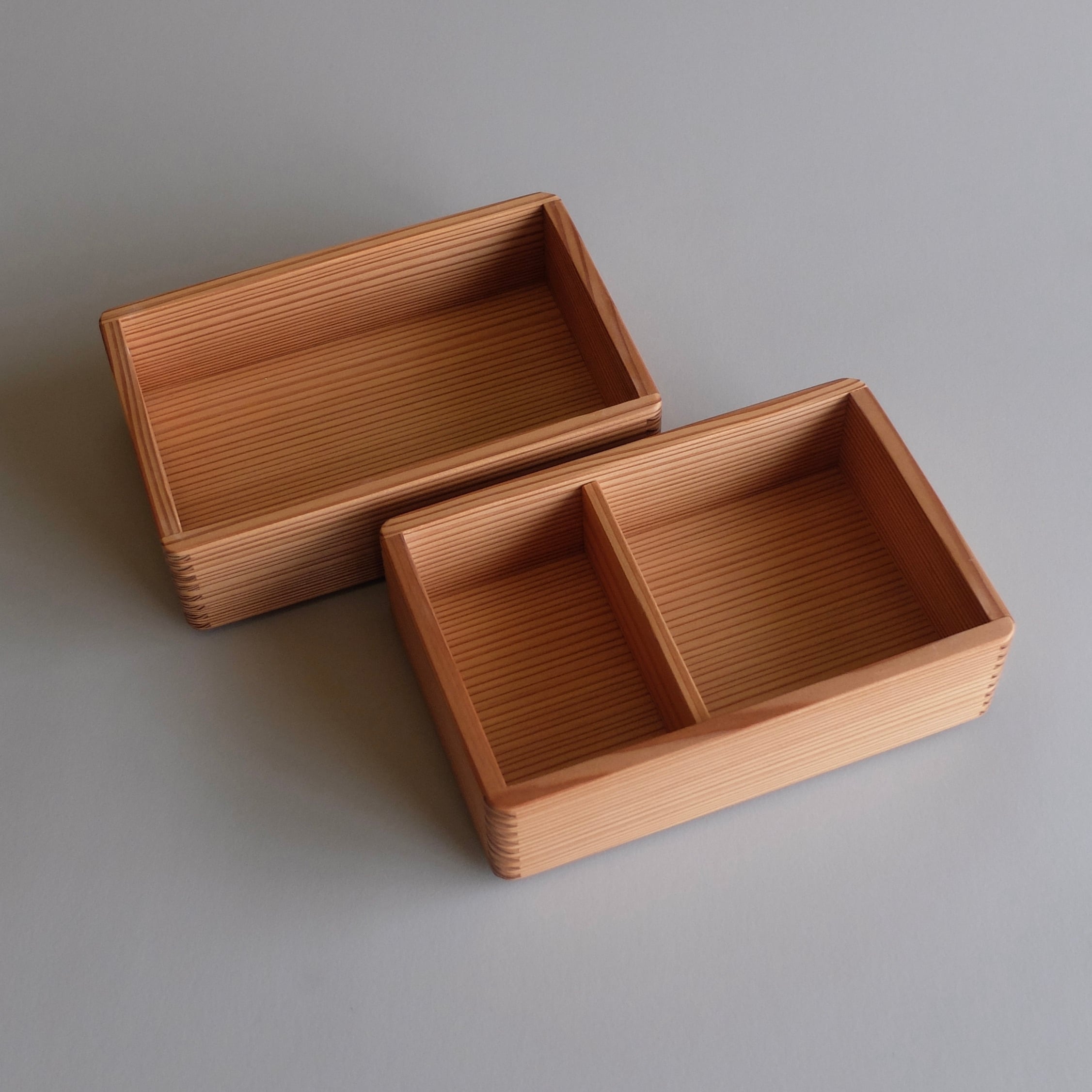 山武杉のお弁当箱 杉綾 大2段 900ml | studio kirin