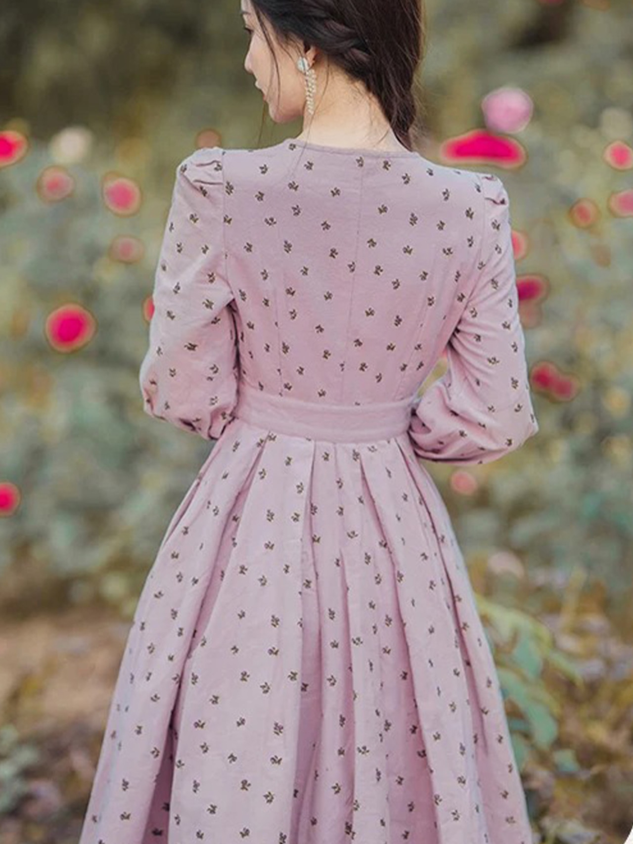 【0166】West Point Lavender Long Sleeve Dress