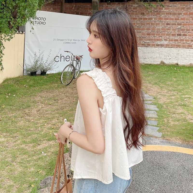 ホワイトレディースサマーレッドスタイルノースリーブショートジャケット 大人ガーリー スウィート キュート カジュアル 夏物 試着室74359475268