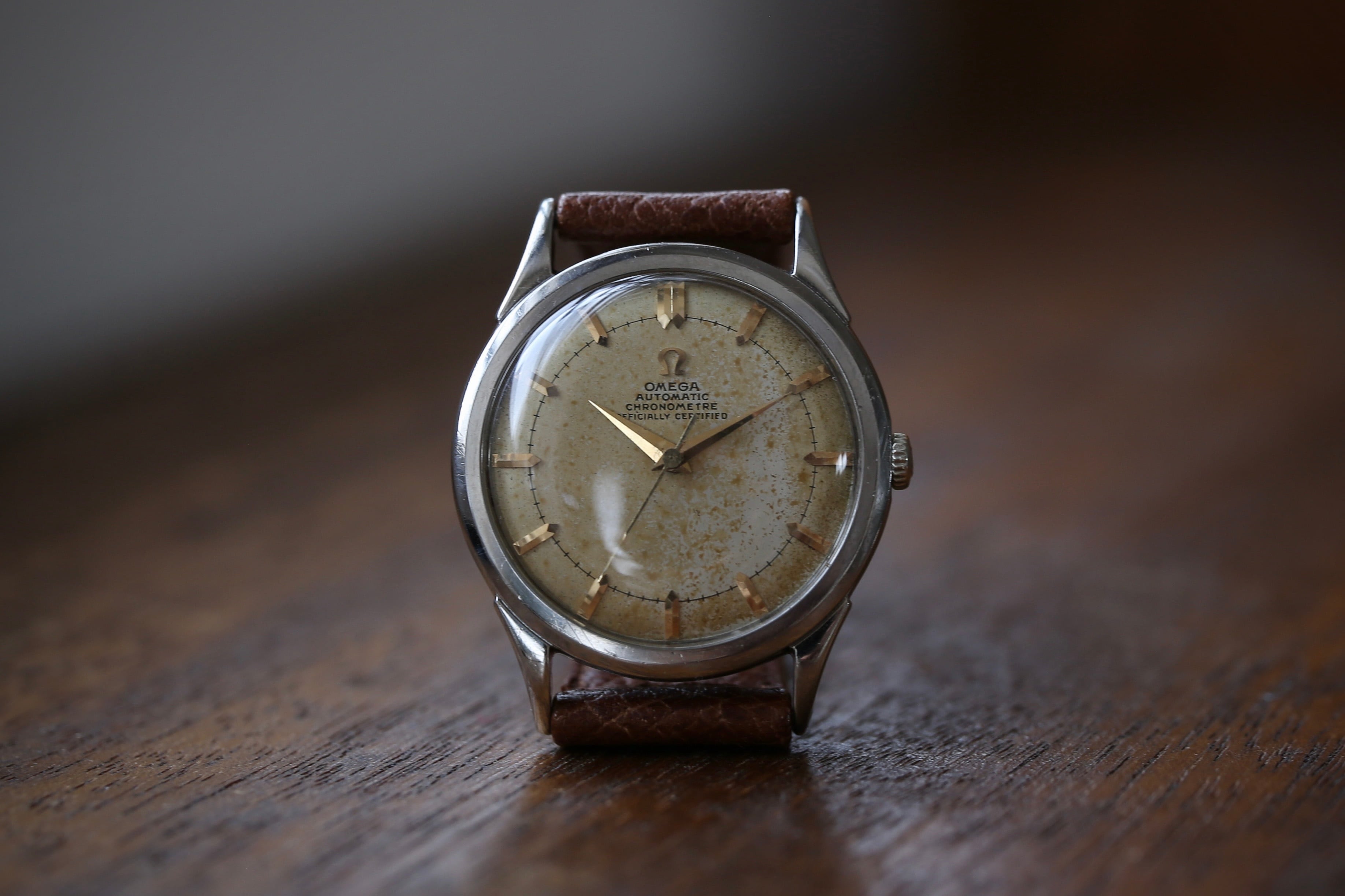 OMEGA】1950年製 『オメガクロノメーター』 バイカラー OMEGA】1950年製 『オメガクロノメーター』 バイカラー