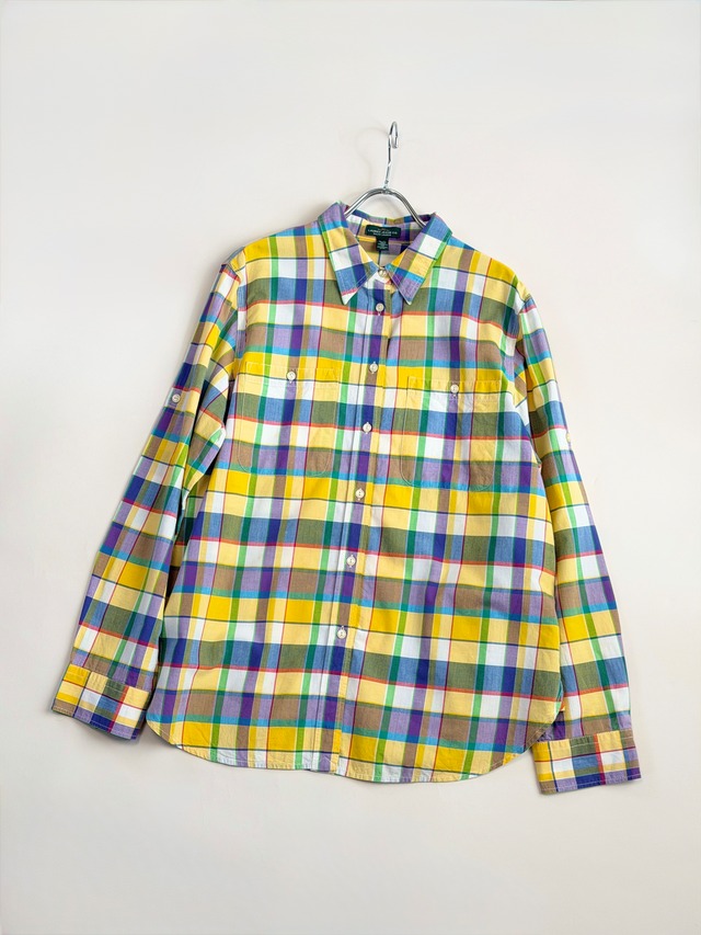 LRL madras plaid shirt
