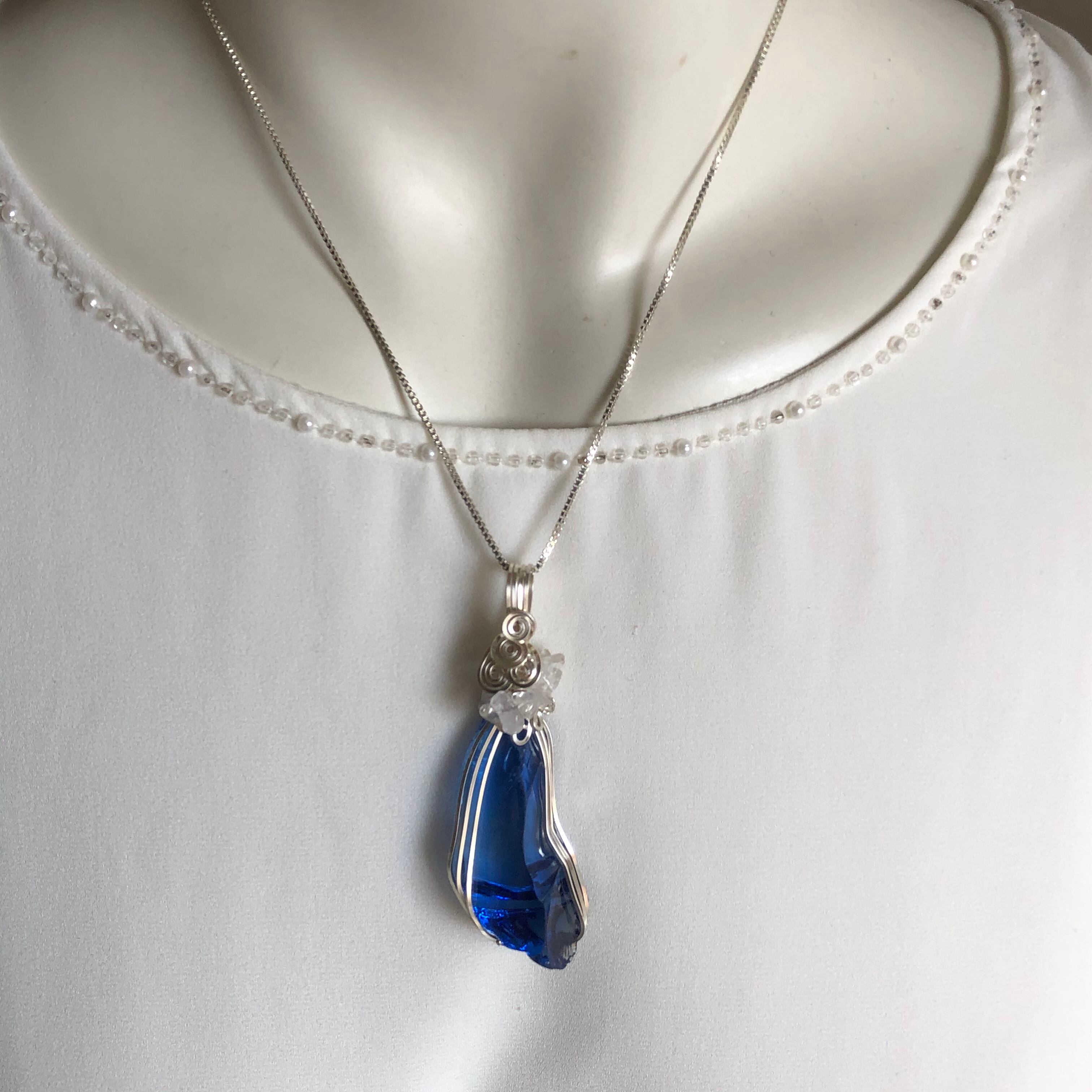 アンダラクリスタルジュエリー エレスチャルサファイア N-1219 | テソロ