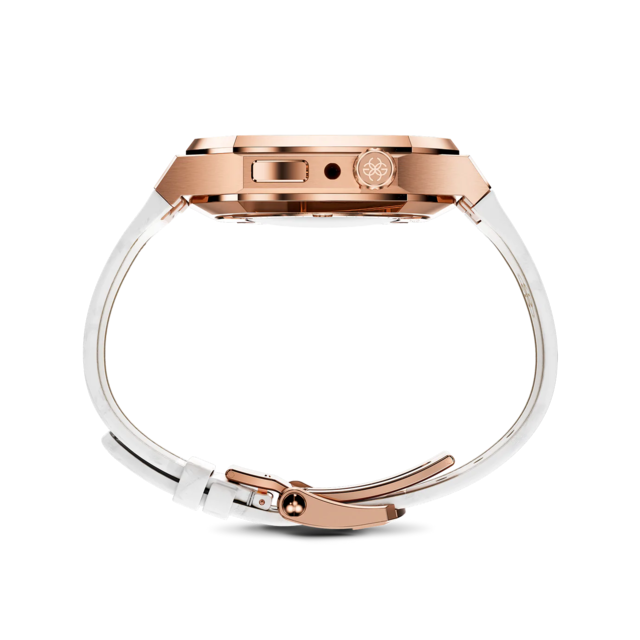 Apple Watch Case - CL - ROSE GOLD/WHITE