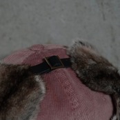 【gifthatオリジナル】コーデュロイ耳付きキャップ