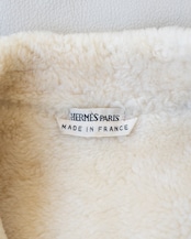 〈Hermès by martin margiela〉Sheepskin jacket
