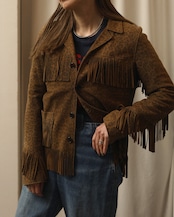 2000's Saint Laurent / Fringed leather Jacket