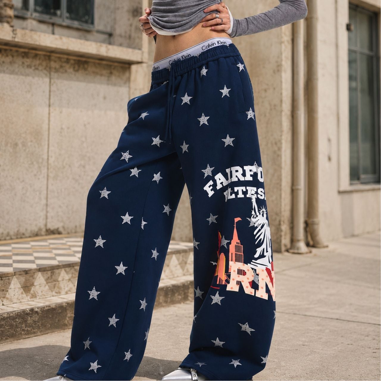 スターパターンアーバングラフィックパンツ 1col R02298