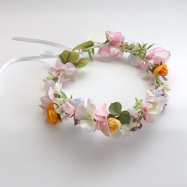 ハーフバースデーの花かんむり＜ママも楽しめる！＞MIXカラー | hanaル