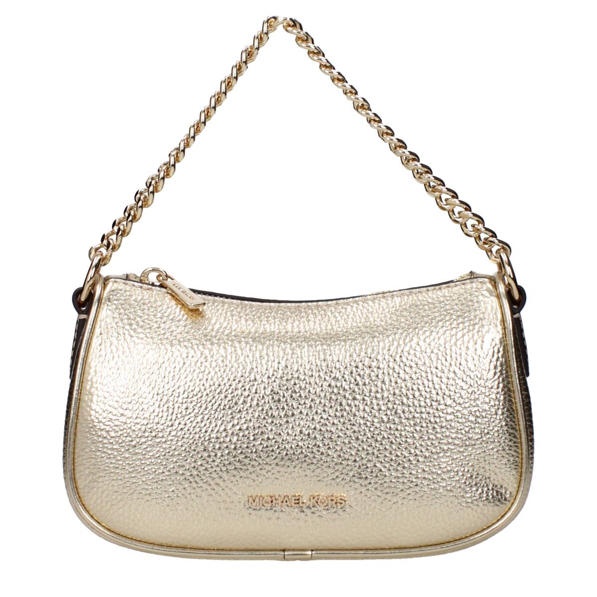 【新品】MICHAEL KORS マイケルコース レディース ハンドバッグ レザー ゴールド 35F5G1QC5MPALEGOLD