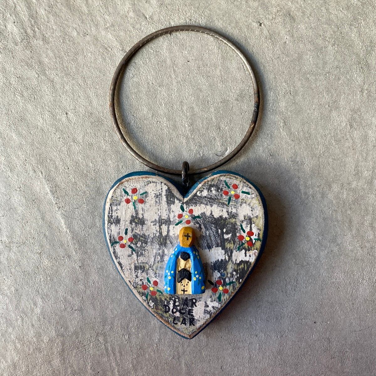 フォークアート OA 壁掛け アイアン アパレシーダ ブルー