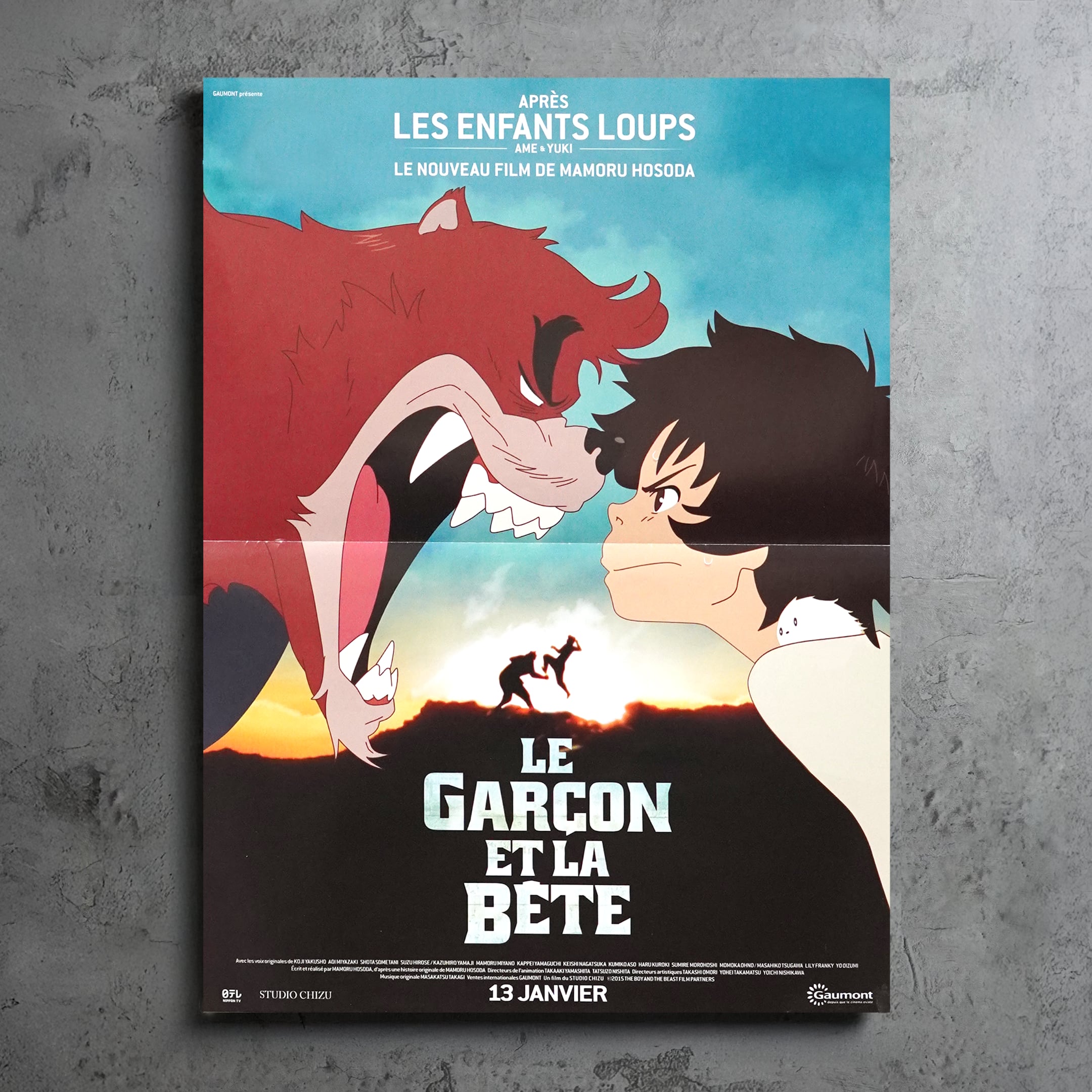 2015(2016) / The Boy and the Beast / FR mini poster S/S / 400 × 600 mm【】