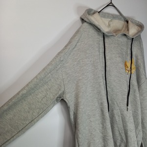 SHEIN　スウェット　プルオーバー　パイルパーカー　グレー　S