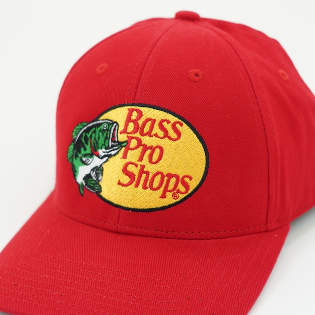 BASS PRO SHOPS /  Embroidered Cotton CAP / Red