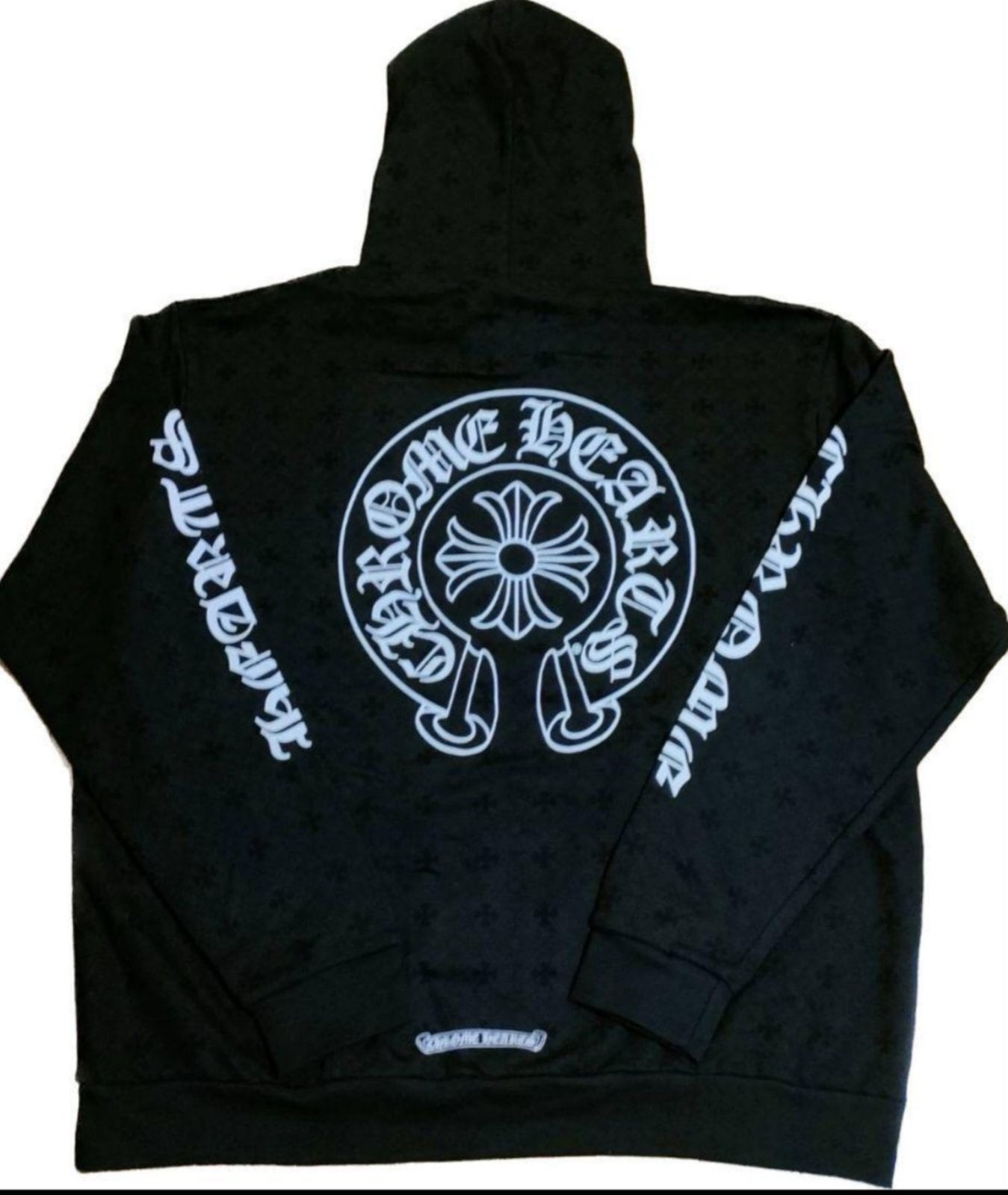 CHROME HEARTS クロムハーツ SWTSHRT CHプラス 総柄 ホースシューパーカー フーディー