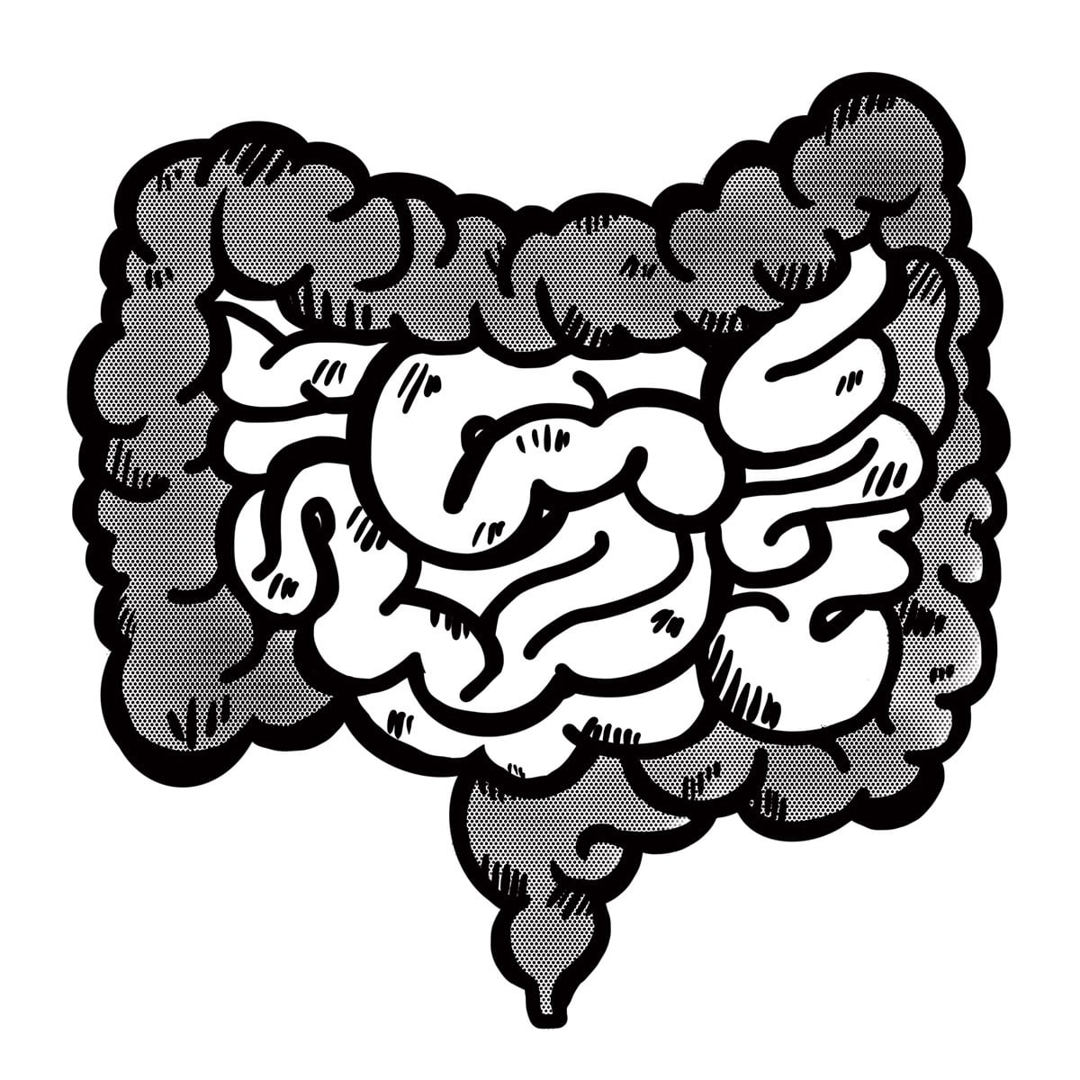 臓器 Tシャツ 大腸 小腸 cl24 クール サブカル ワンポイント クール サブカル おもしろ tシャツ