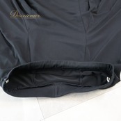 社交ダンス 衣装 スカート ブラック系 チャコット Chacott 黒 無地 シンプル レッスン 練習 ストレッチ 伸縮 上品 日本製 オールブラック ダンス衣装 パーティー