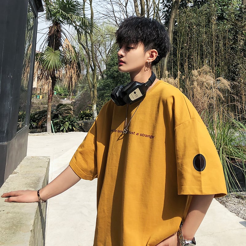 全2色 Tシャツ カットソー プリント カジュアル おしゃれ