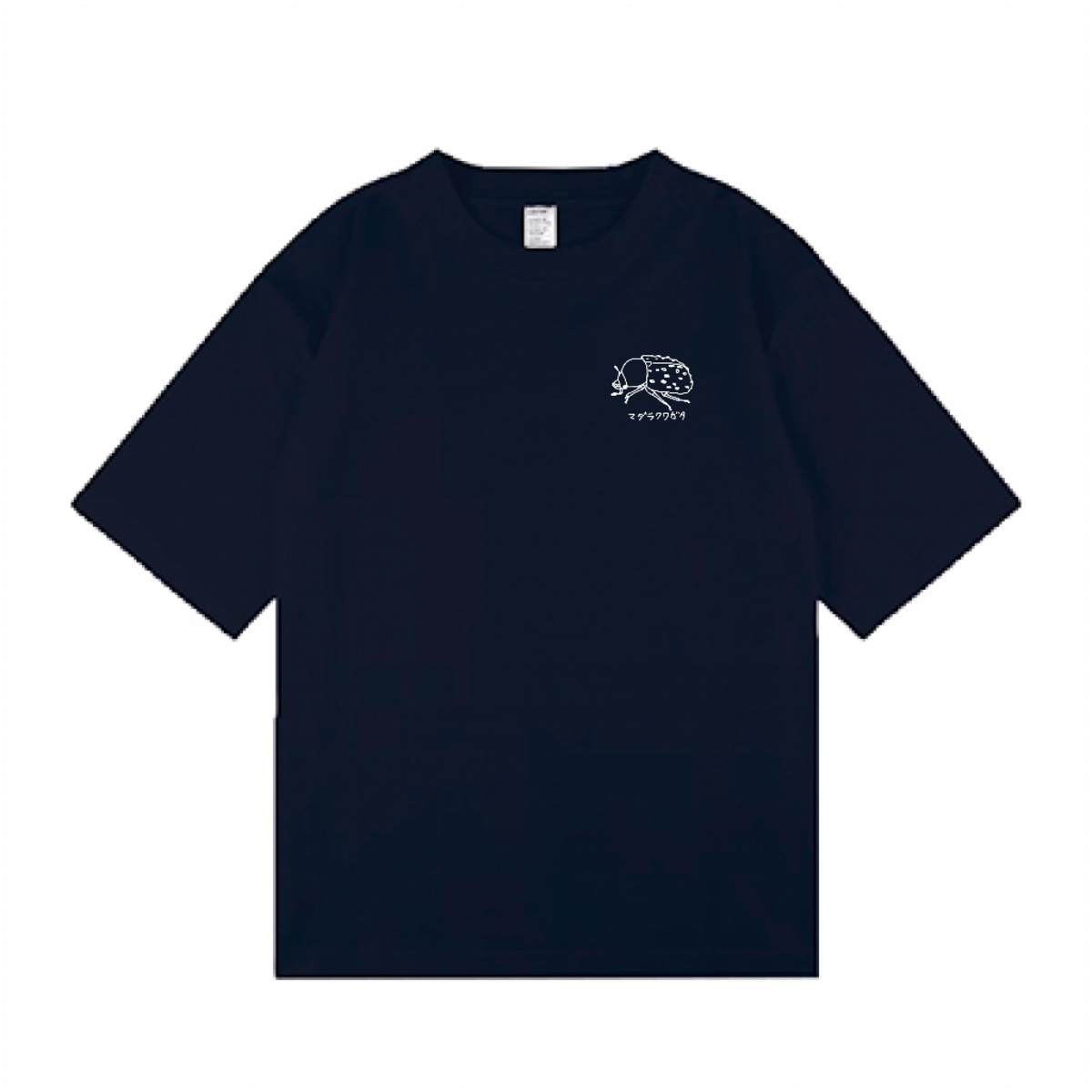 マダラクワガタTシャツ 紺 | watakuwa shop