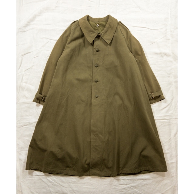 【1950s,DS】"French Army" M-35 Cotton Canvas Motorcycle Coat, Deadstock!!