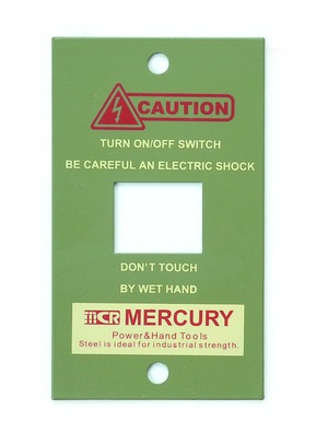 【Mercury】マーキュリー スイッチプレート《1ケ口》 ☆