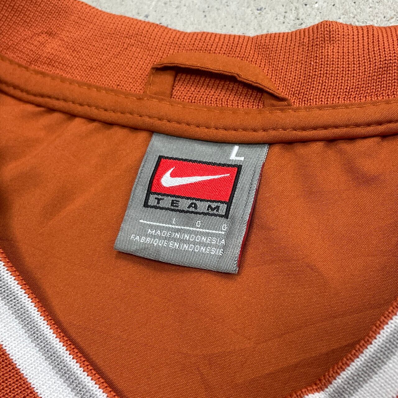 90s　NIKE ナイキ　センタースウッシュ　カレッジナイロンプルオーバー.