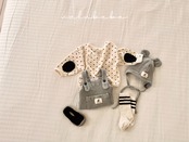 Valubebe 26/AP (Baby) Waffle Bear Bonnet Hat